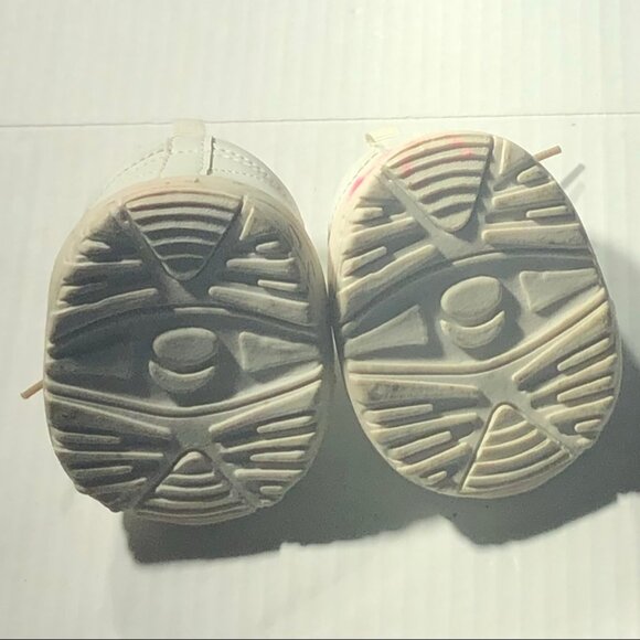 Vintage Build-A-Bear Collectible Sneakers Faux Leather Lace-Up Rubber White OS - Picture 6 of 9